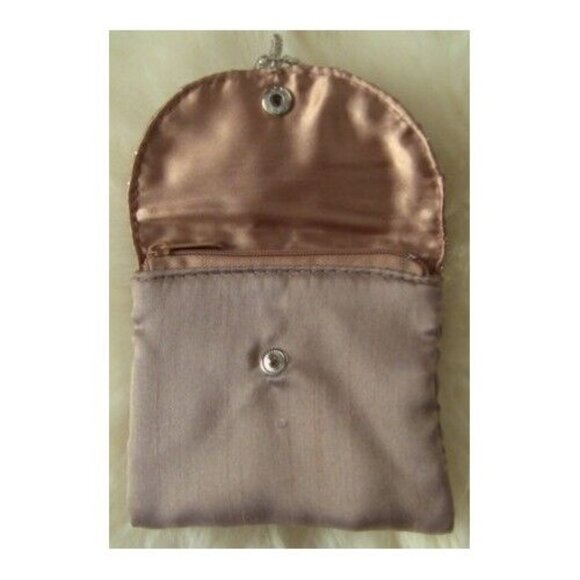 Clutch Purse Bundle Skin Care Wedding Lipstick Evening Coin Pouch Hair Towel - Picture 5 of 11